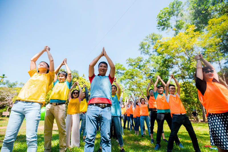 Trò chơi cho Team Building ngoài trời có nhiều đặc trưng