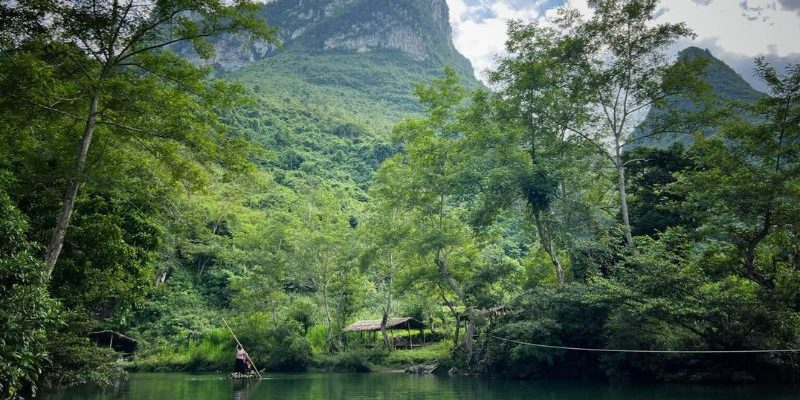 Suối Bản Án là điểm du lịch Hà Giang đang được quan tâm