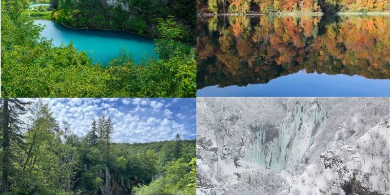 4 mùa xuân hạ thu đông tại Hồ Plitvice