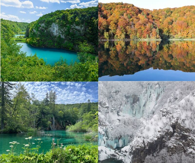4 mùa xuân hạ thu đông tại Hồ Plitvice 4 mùa xuân hạ thu đông tại Hồ Plitvice