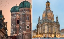 Hai tòa tháp vươn cao, đánh dấu linh hồn lịch sử của thành phố