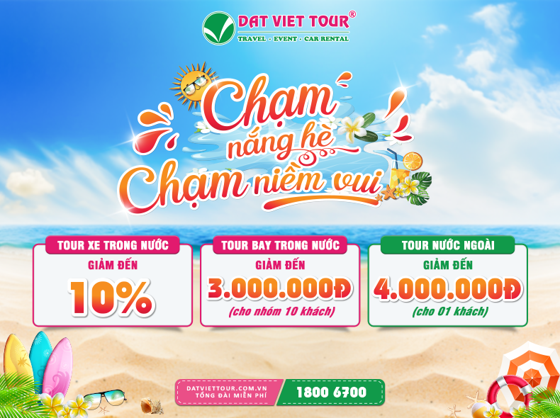 Tour du lịch hè 2026