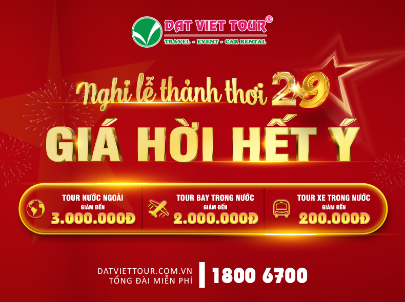 TDu lịch lễ 2/9