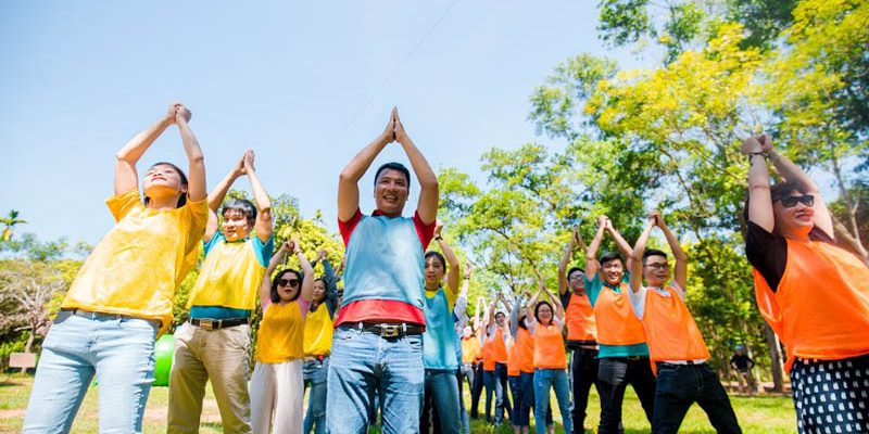Trò chơi cho Team Building ngoài trời có nhiều đặc trưng