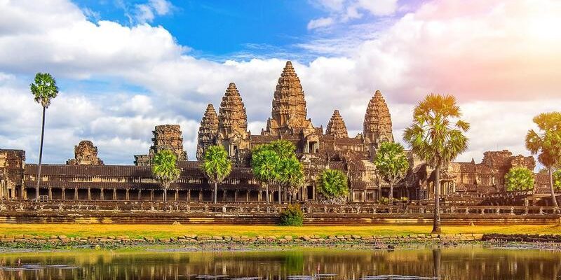 Thời tiết trong xanh vào mùa khô